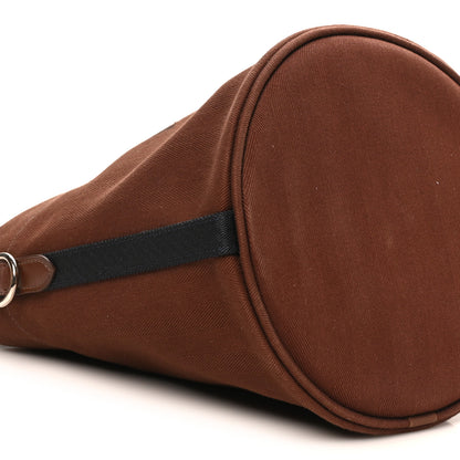 Hermes Natural Barenia Toile Sac De Pansage Grooming Bag 9 of 10