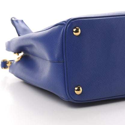 Prada Saffiano Small Galleria Double Zip Tote Royal 11 of 16