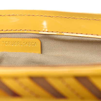 Burberry Patent Lilford Check Crossbody Bag Yellow 10 of 11