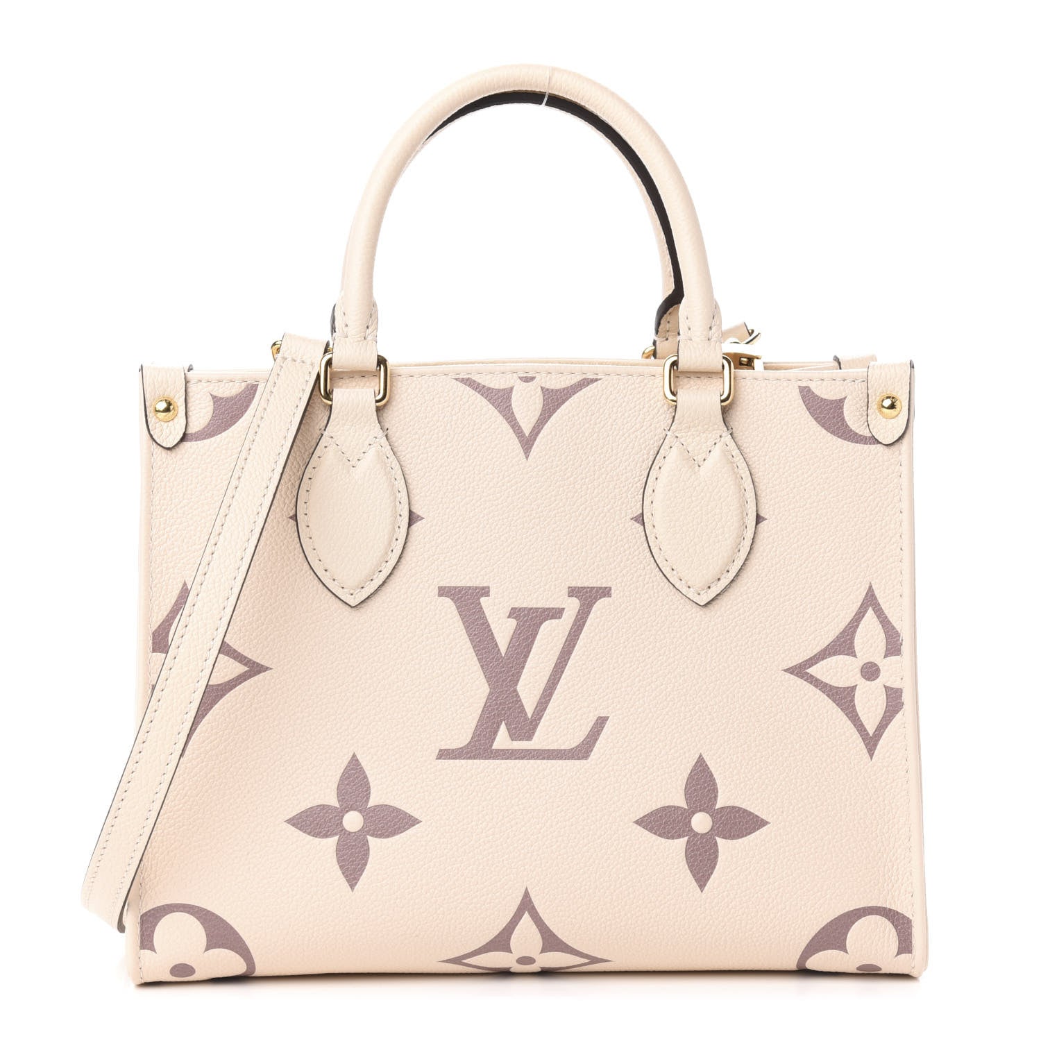 Louis Vuitton Empreinte Monogram Giant Onthego PM Creme Bois De Rose 1 of 10