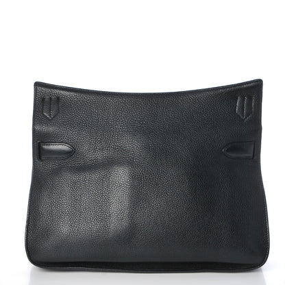 Hermes Taurillon Clemence Jypsiere 34 Black 6 of 34
