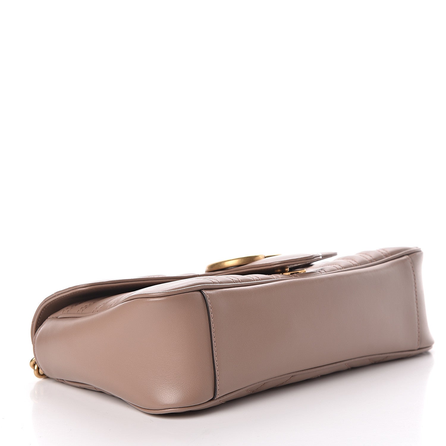 Gucci Calfskin Matelasse Small GG Marmont Shoulder Bag Porcelain Rose 4 of 10