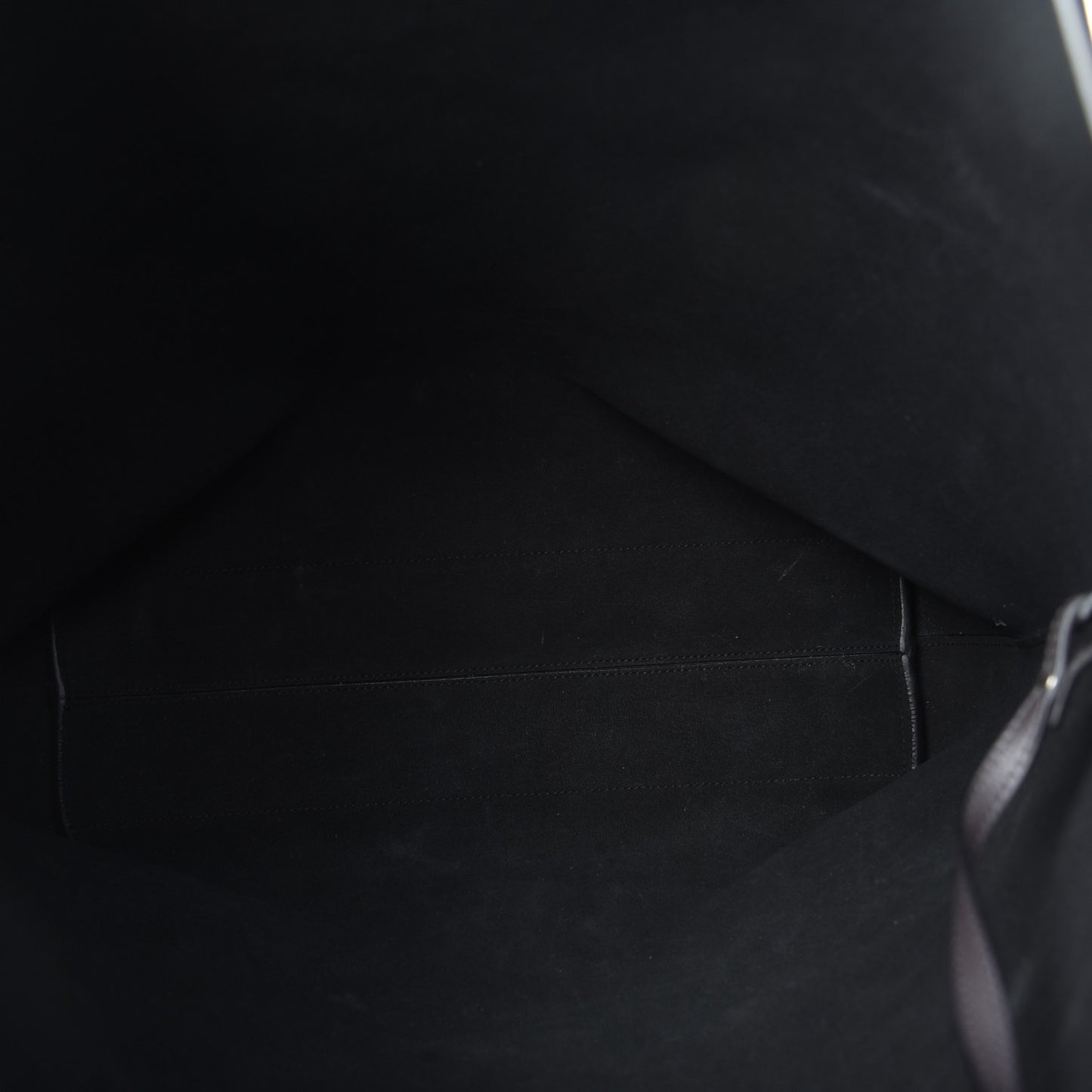 Calfskin Bold Shopping Tote Grey