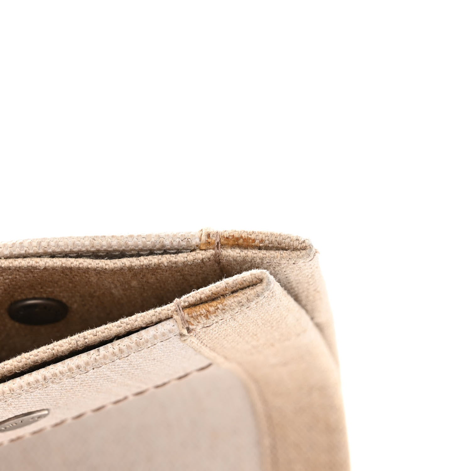 Saint Laurent Linen Calfskin Rive Gauche Tote Optic White 16 of 17