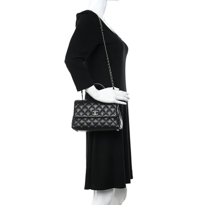 Chanel Caviar Quilted Mini Coco Handle Flap Black 2 of 13