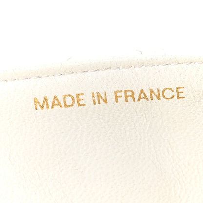 Chanel Lambskin Quilted Mini Flap Bag White 6 of 10