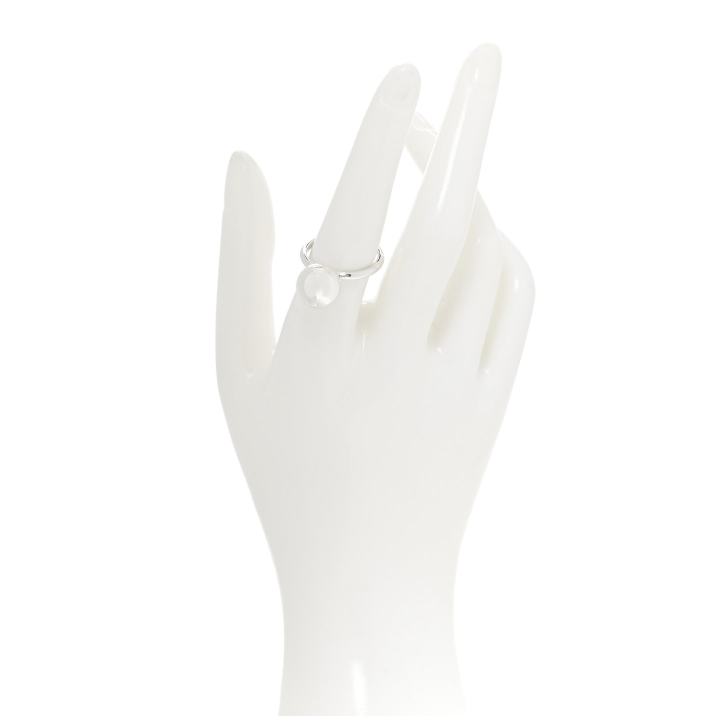 Sterling Silver 12mm HardWear Ball Ring 57 8