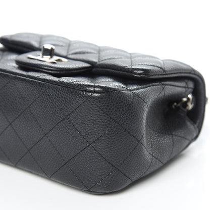 Chanel Pearly Caviar Quilted Mini Square Flap Black 9 of 10