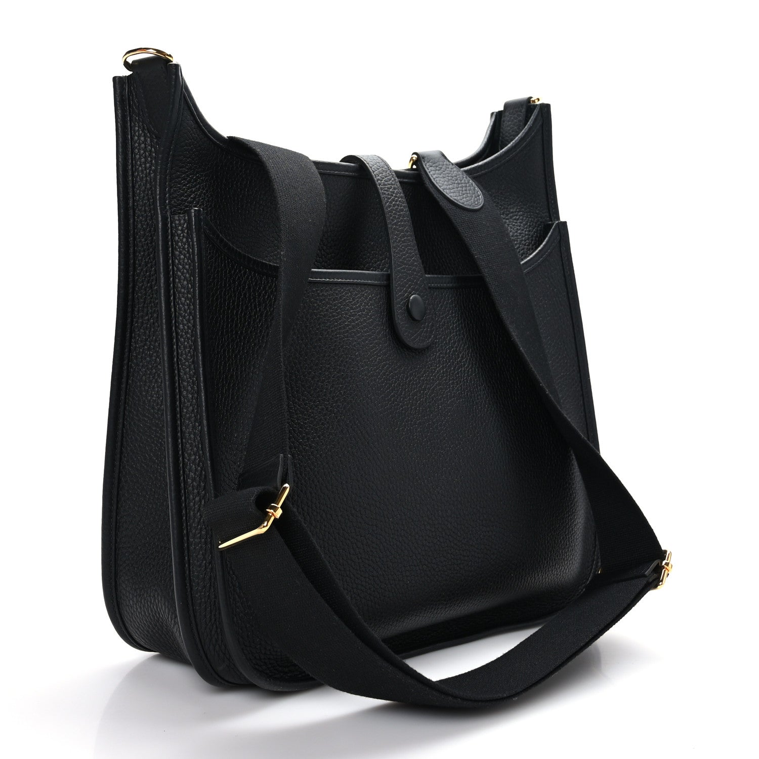 Hermes Taurillon Clemence Evelyne III GM Black 3 of 10