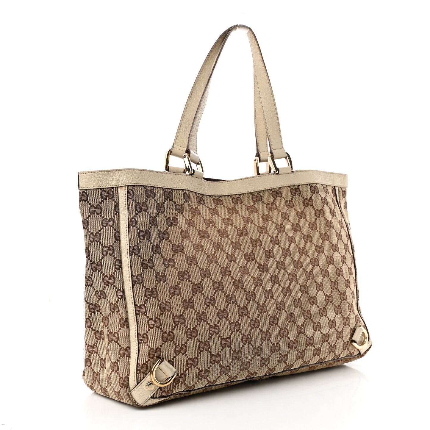 Monogram Large Abbey Tote Off White