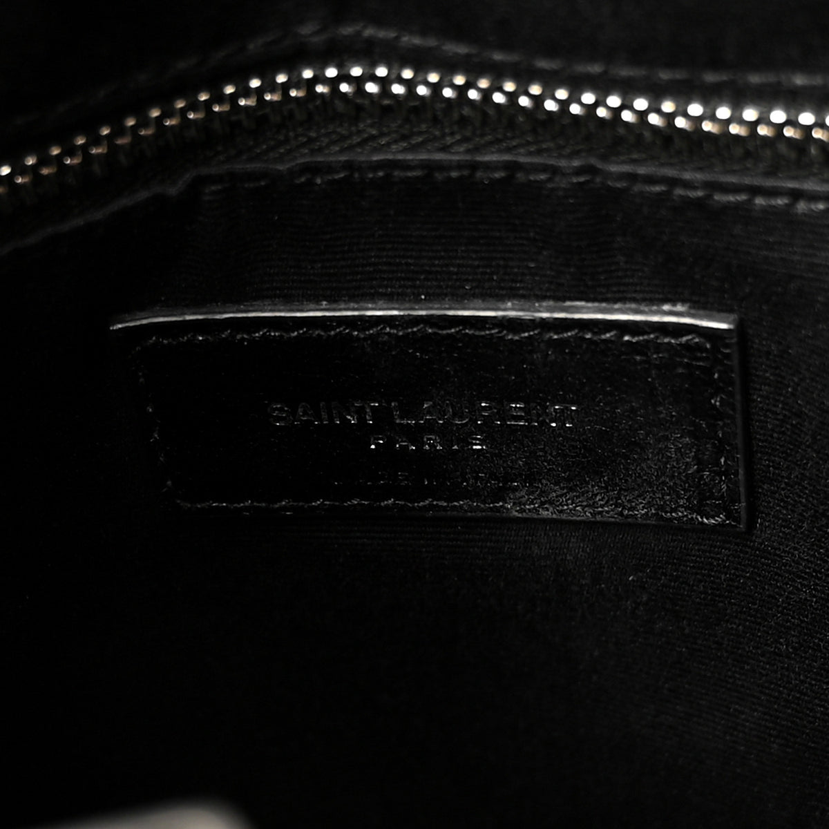 Saint Laurent Calfskin Y Quilted Monogram Medium Loulou Chain Satchel Black 6 of 12