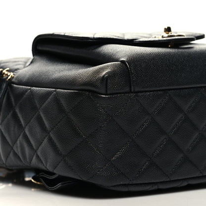 Chanel Caviar Quilted Medium Zip Around Backpack Black 9 of 11