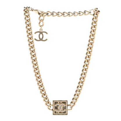 Chanel Metal Crystal CC Choker Gold 3 of 5