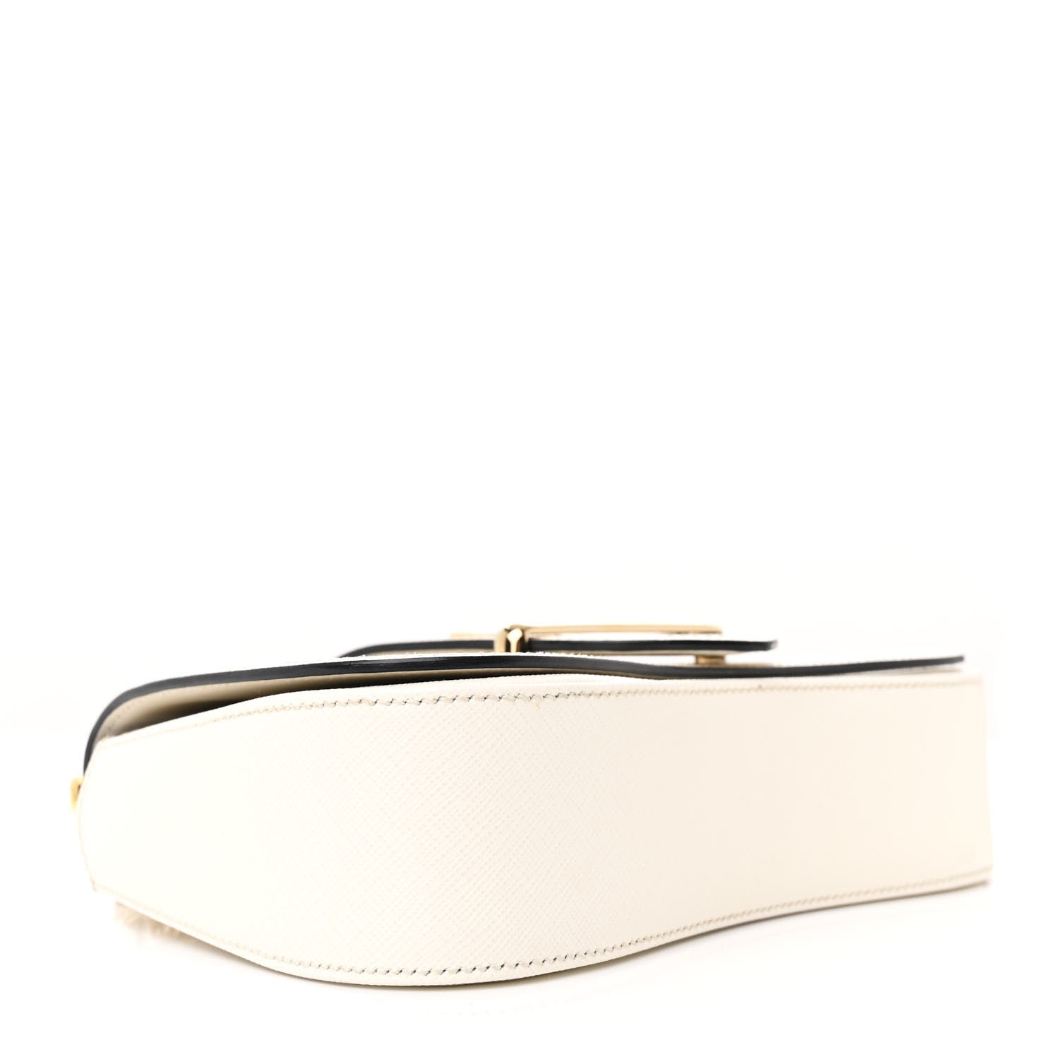 Prada Saffiano Lux Sidonie Small Chain Crossbody Bag White 4 of 10