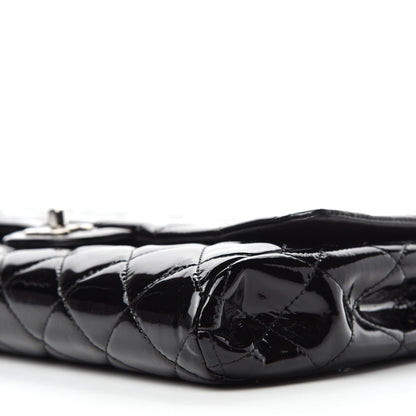 Chanel Patent Quilted Clutch with Chain Flap Black 7 of 10