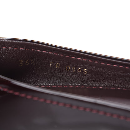 Louis Vuitton Patent Calfskin Oxford Ballerina Flats 36.5 Amarante 8 of 9
