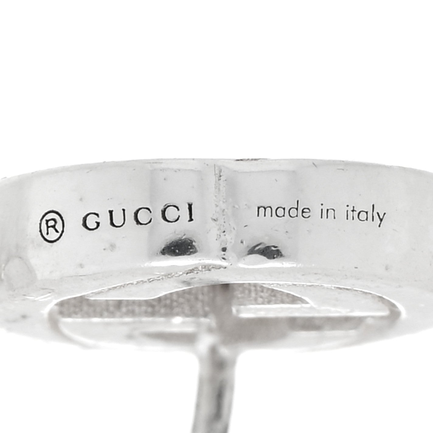 Sterling Silver Interlocking G Stud Earrings