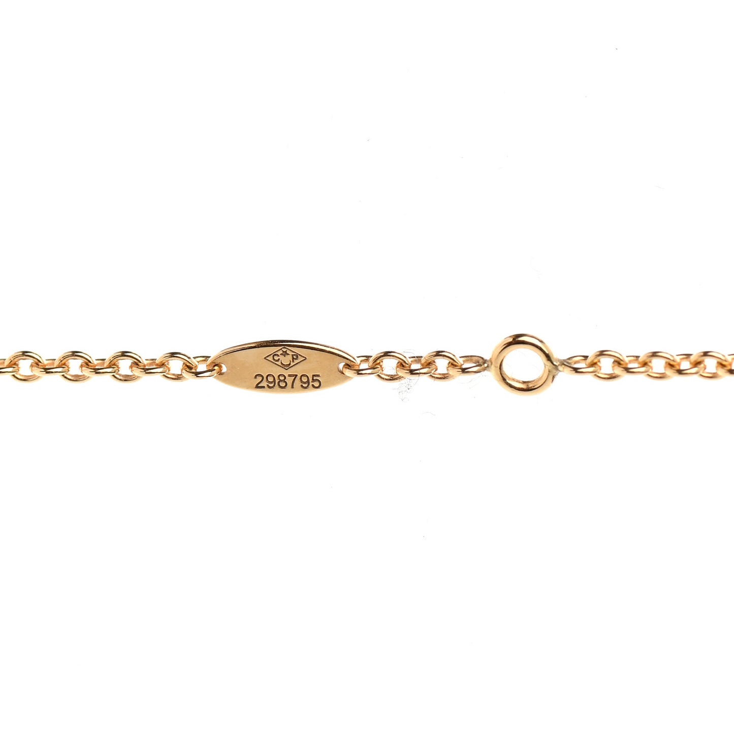 18K Yellow Gold Diamond Mother of Pearl Rose Des Vents Medallion Necklace