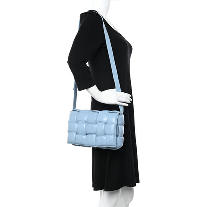 Bottega Veneta Nappa Maxi Intreccio Padded Cassette Crossbody Bag Ice 2 of 10