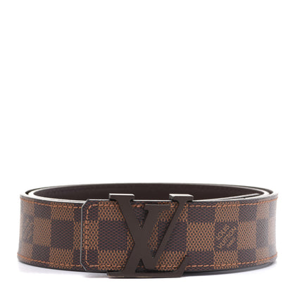 Louis Vuitton Damier Ebene 40mm LV Initiales Belt 85 34 1 of 7