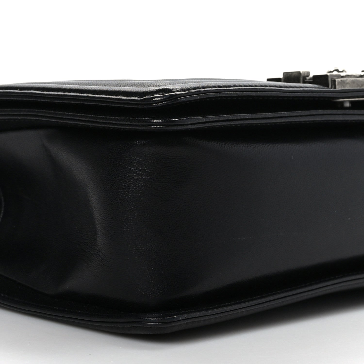 Chanel Calfskin Quilted Medium Boy Flap Black 8 of 9