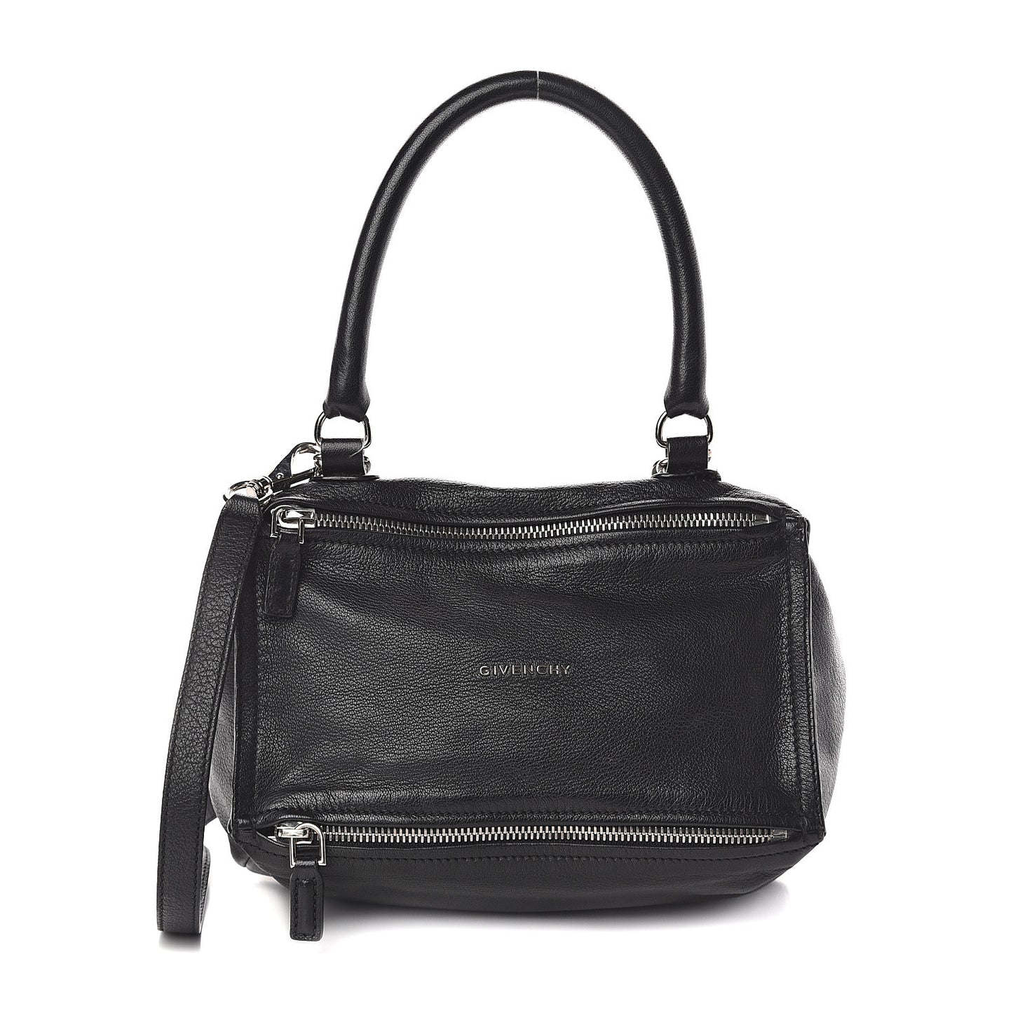 Sugar Goatskin Small Pandora Black