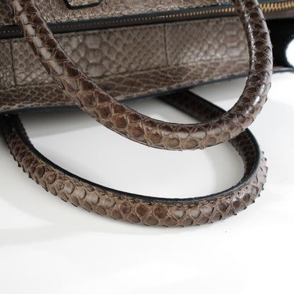 Celine Python Mini Luggage Grey 5 of 9