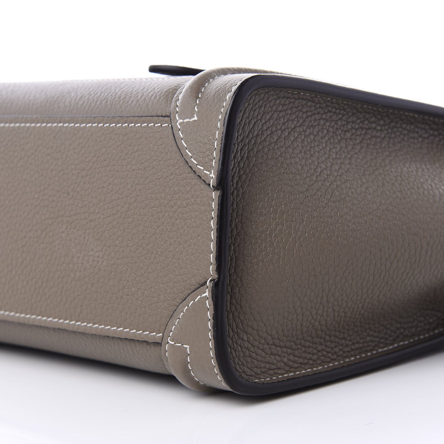 Drummed Calfskin Nano Luggage Souris