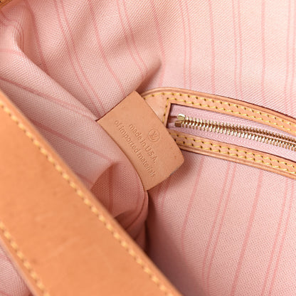 Louis Vuitton Damier Azur Delightful PM Rose Ballerine 7 of 11
