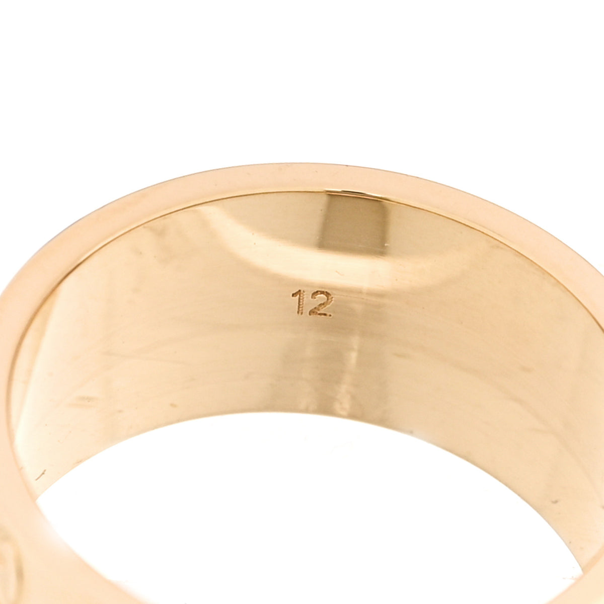 18K Yellow Gold 9mm Icon Band Ring 46 3.75