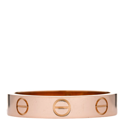 Cartier 18K Pink Gold 3.5mm LOVE Wedding Band Ring 51 5.75 1 of 4