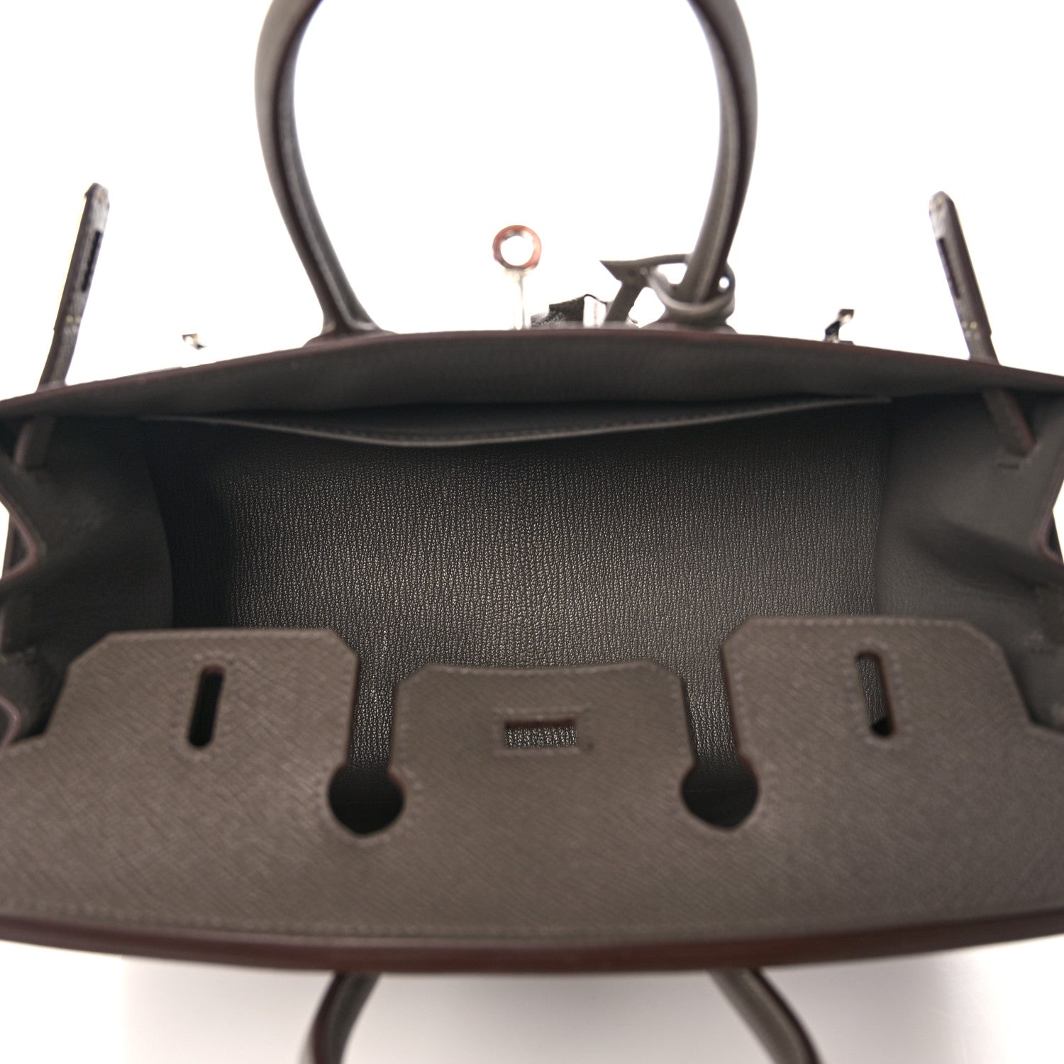 Hermes Epsom Birkin Sellier 25 Etain 17 of 35