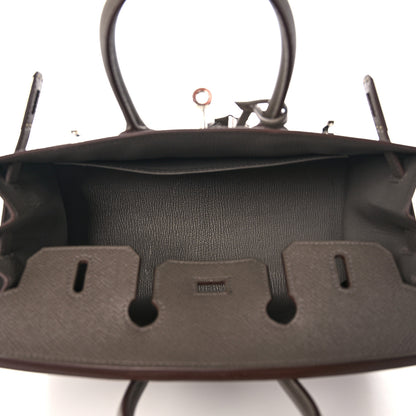 Hermes Epsom Birkin Sellier 25 Etain 17 of 35