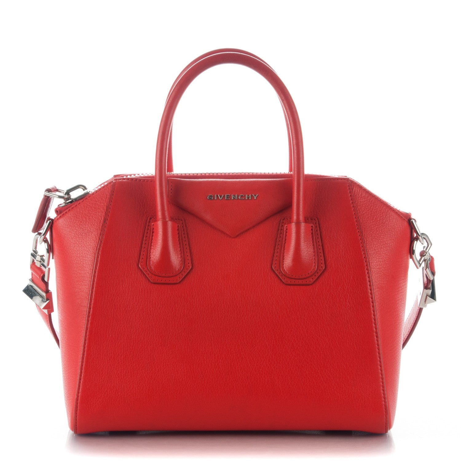 Givenchy Sugar Goatskin Small Antigona Red 1 of 11