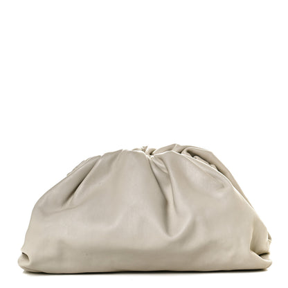Bottega Veneta Smooth Butter Calf The Pouch Oversized Clutch Mist 1 of 23
