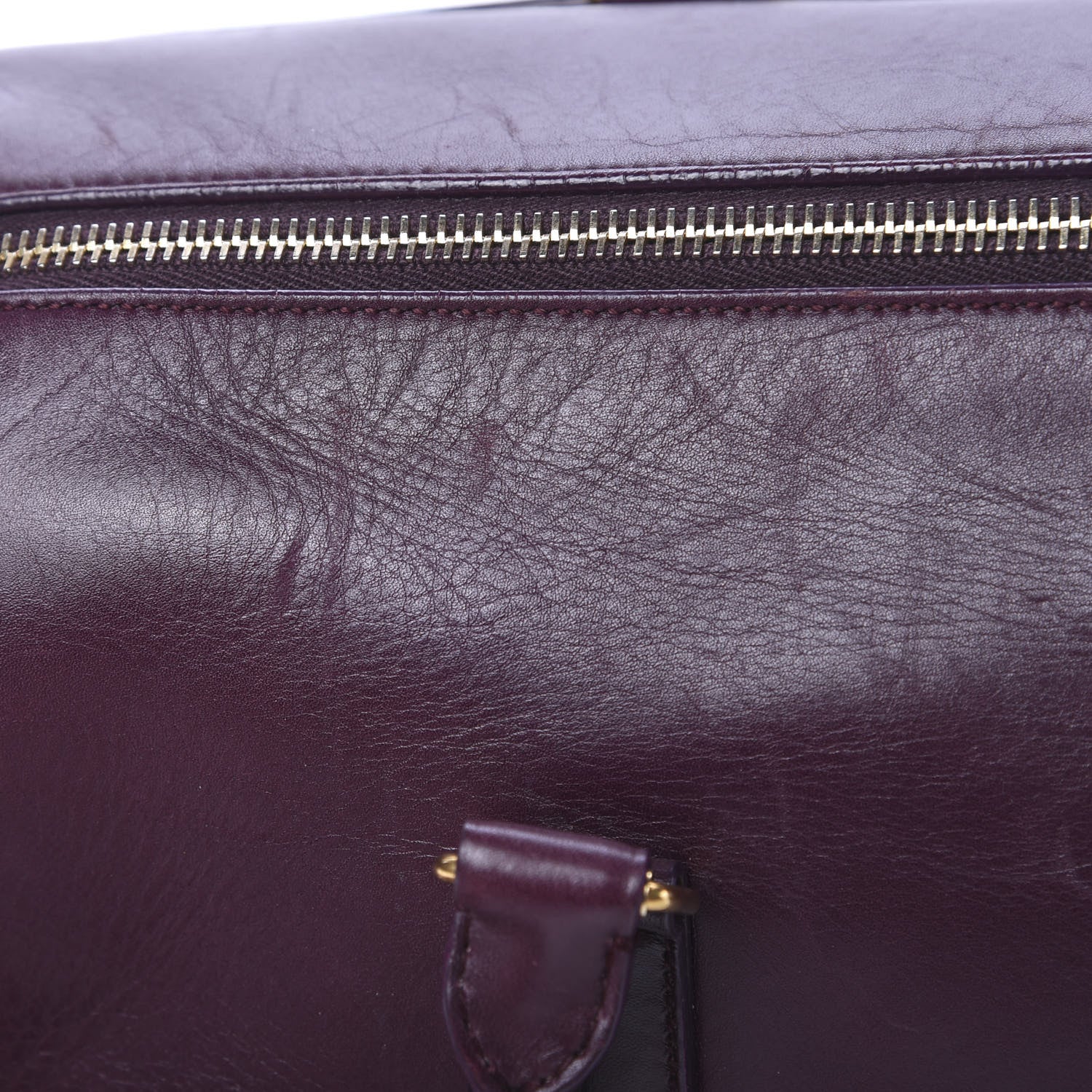 Saint Laurent Calfskin Classic Duffle 6 Amarena 21 of 21
