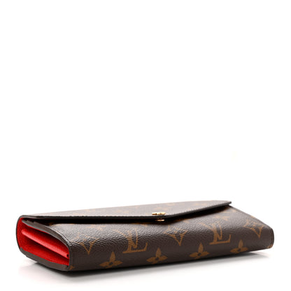 Louis Vuitton Monogram Sarah Wallet NM Coquelicot 4 of 9