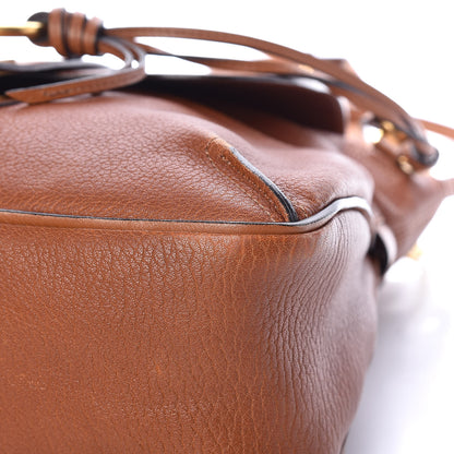Chloe Grained Lambskin Medium Lexa Shoulder Bag Caramel 17 of 19