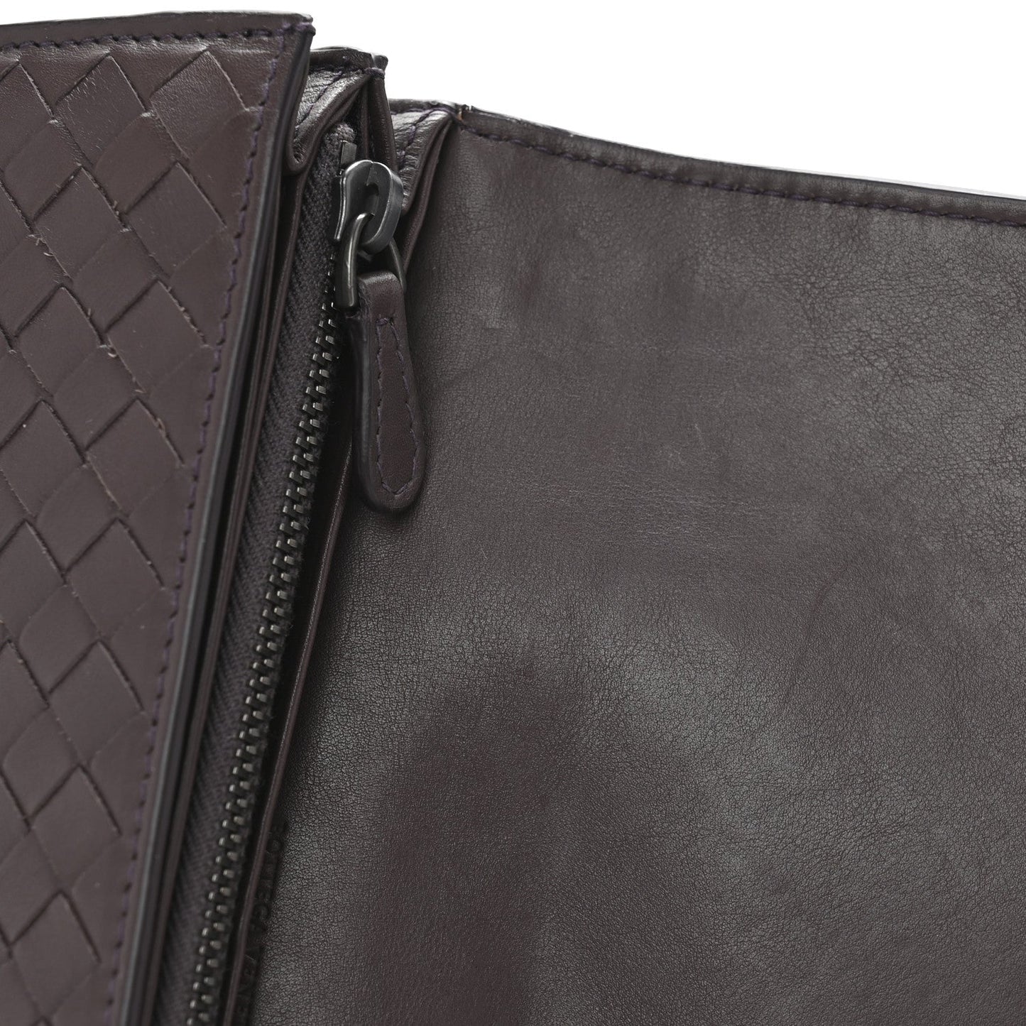 Nappa Intrecciato Continental Flap Wallet Opera