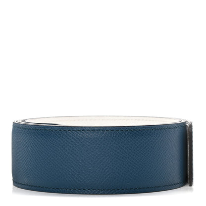 Hermes Epsom 42mm Belt Strap 80 Colvert Blanc White 1 of 5