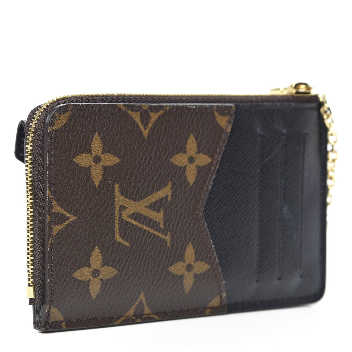 Louis Vuitton Monogram Recto Verso Card Holder Black 3 of 8