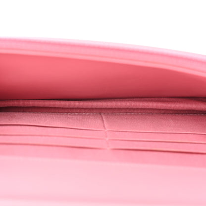 Chanel Caviar Quilted Boy Wallet On Chain WOC Light Pink 5 of 17