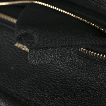 Burberry Grainy Calfskin Medium Title Bag Black 8 of 10