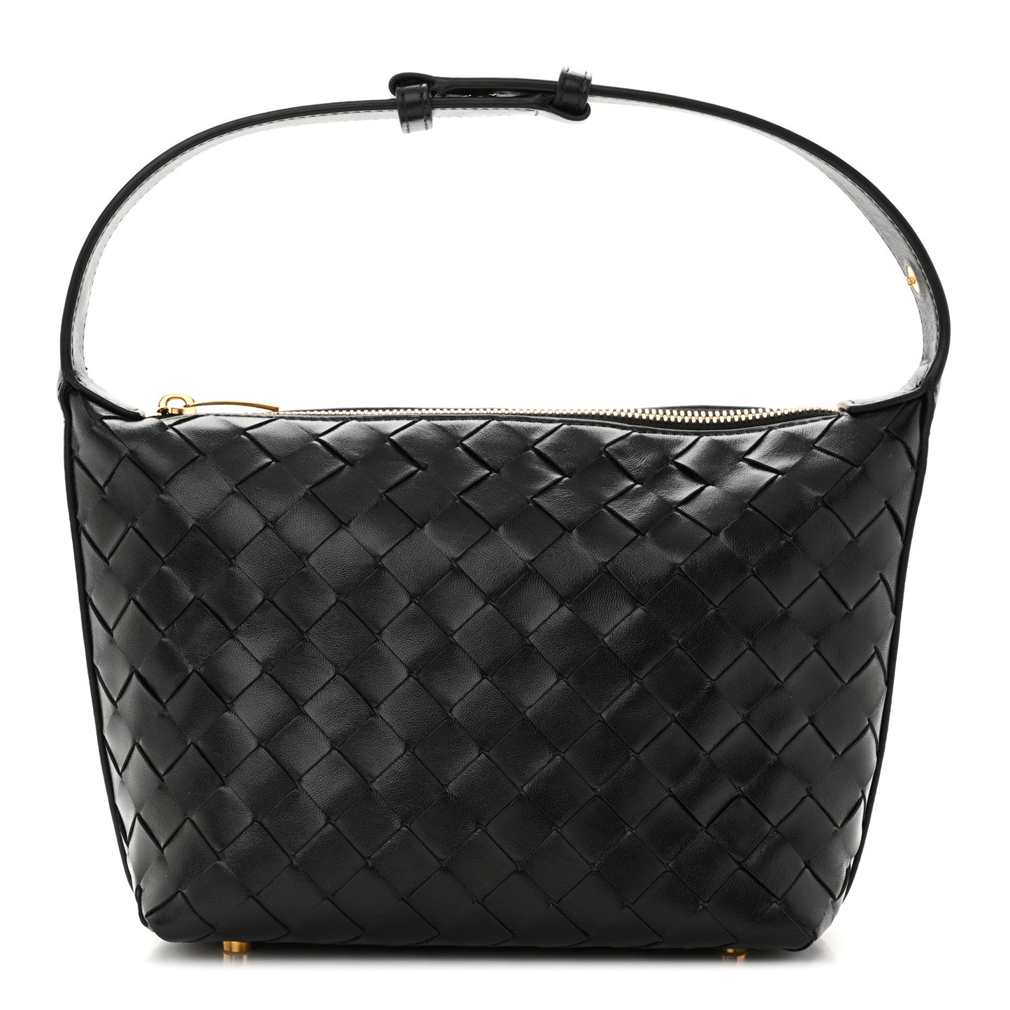Calfskin Nappa Intrecciato Mini Wallace Black