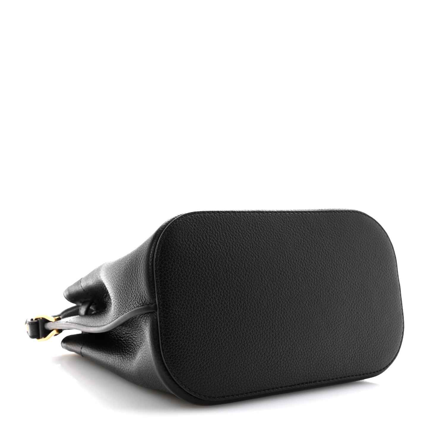 Small Classic Grain Islington Bucket Bag Black