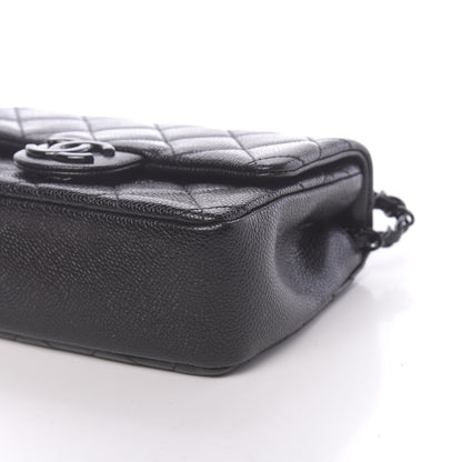 Chanel Caviar Quilted Incognito Mini Square Flap Black 9 of 11
