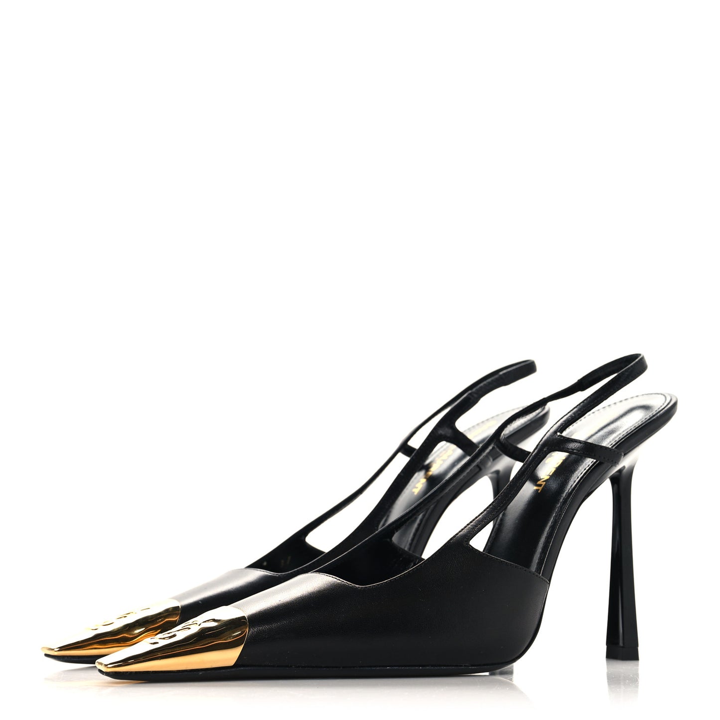 Smooth Calfskin Jeanne 110 Slingback Pumps 37 Black