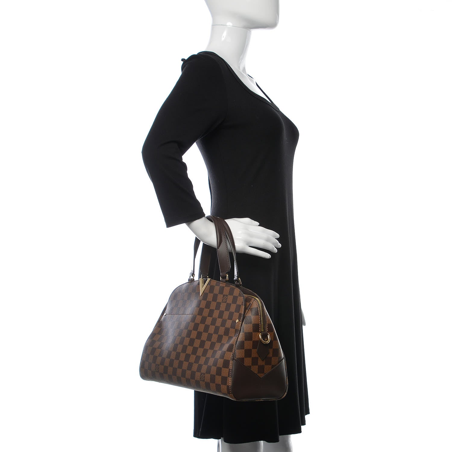 Louis Vuitton Damier Ebene Kensington Bowling Bag 3 of 11