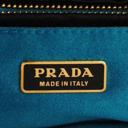 Prada Nappa Clutch Turchese 6 of 9