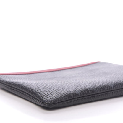 MCM Visetos Crossbody Pouch Black Red 7 of 9